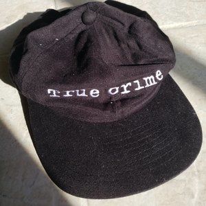 "True Crime" 1999 Movie Promo Hat Vintage - Clint Eastwood- Denis Leary- WB Film